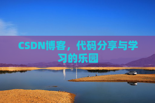CSDN博客，代码分享与学习的乐园